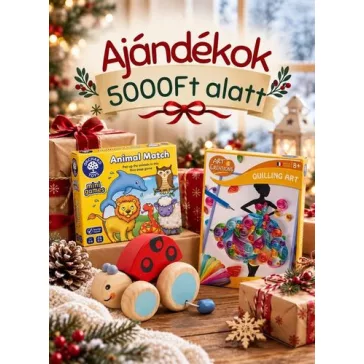 Ajándékok 5000 Ft alatt