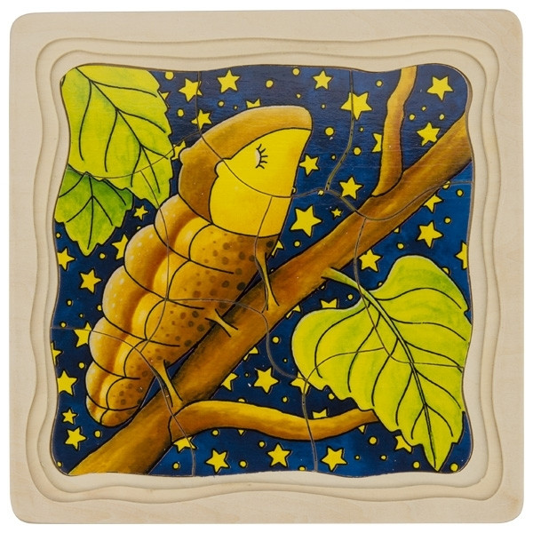Réteg-puzzle: pillangó fejlődése (GOKI) GK57523