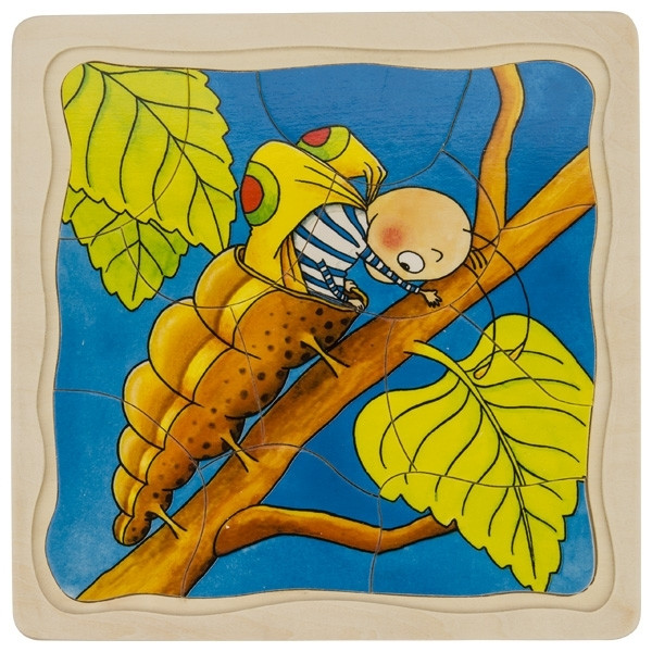 Réteg-puzzle: pillangó fejlődése (GOKI) GK57523