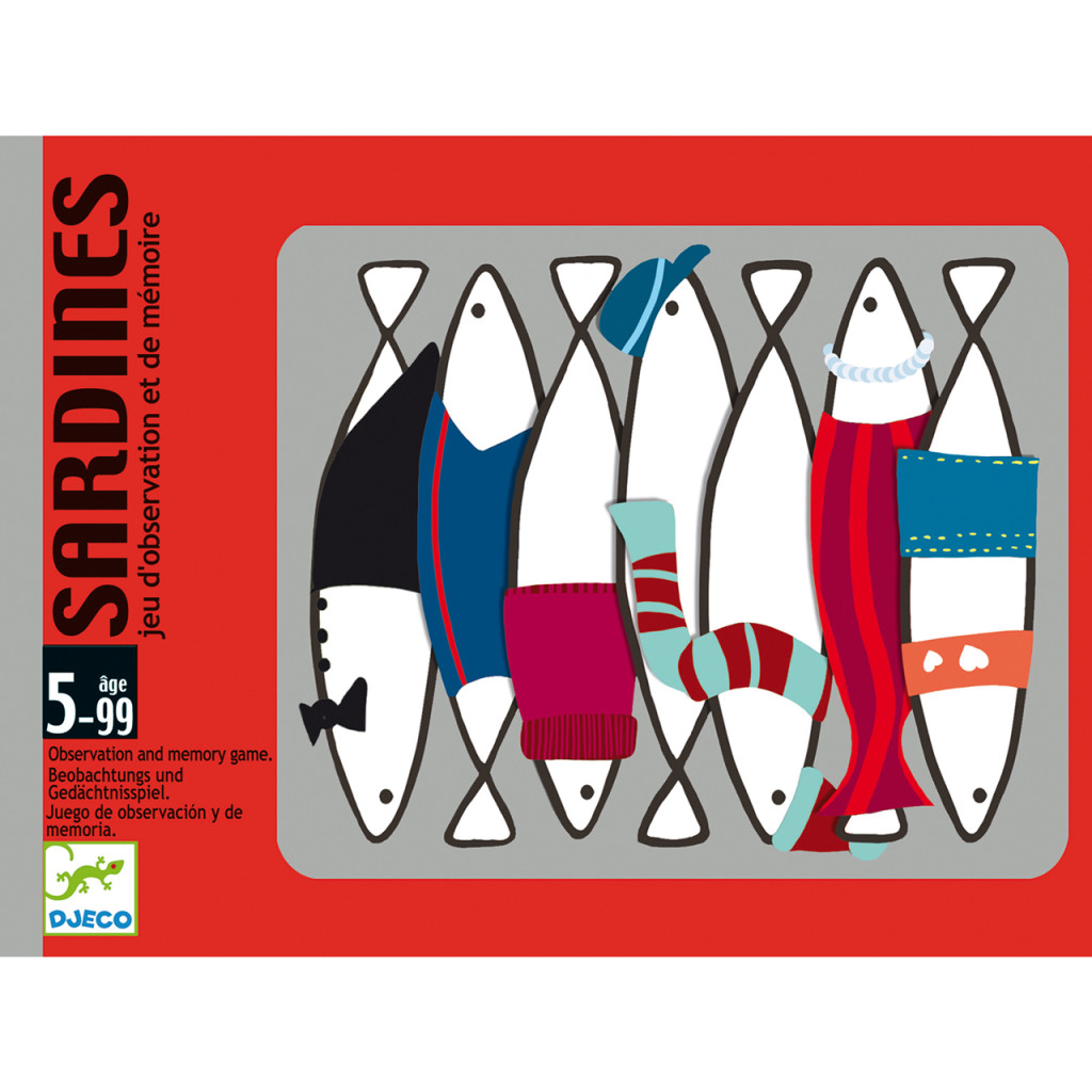 Kártyajáték: Hal halmozó (Sardines) Djeco