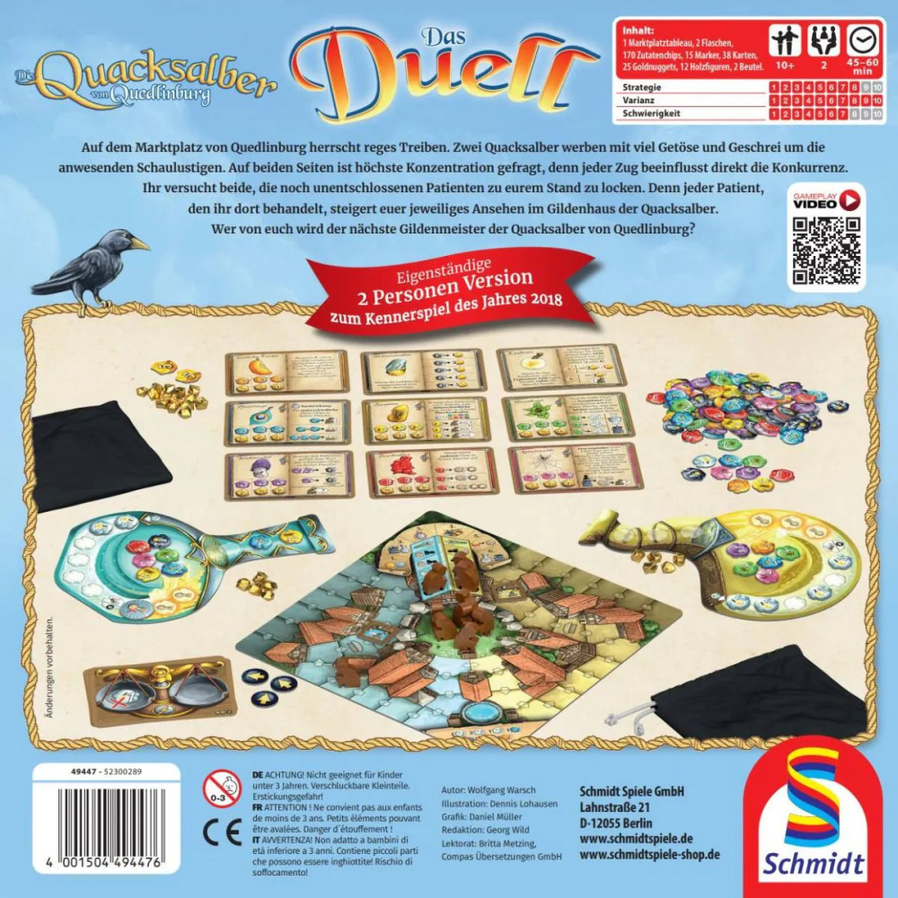 Die Quacksalber von Quedlinburg: Das Duell társasjáték (Schmidt) 49447