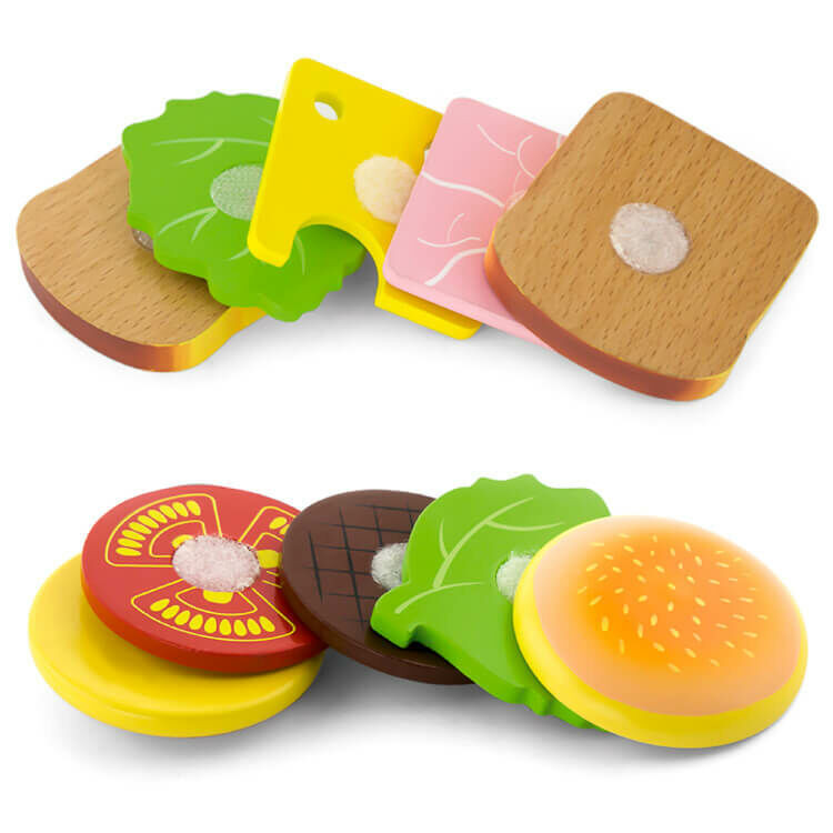 Játék szendvics és hamburger