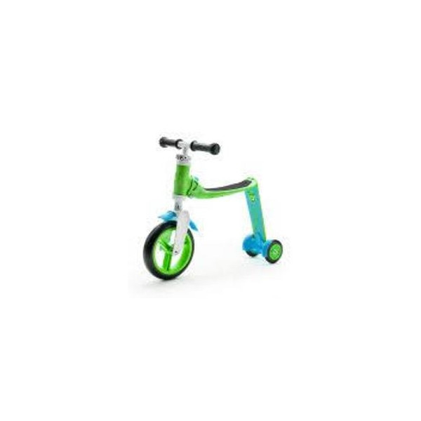 Baby futóbicikli / roller, ZÖLD kettő az egyben 2+ - Kifutó
