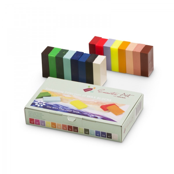 Encaustic viaszkréta készlet, kiegészítő színek, 16 db-os