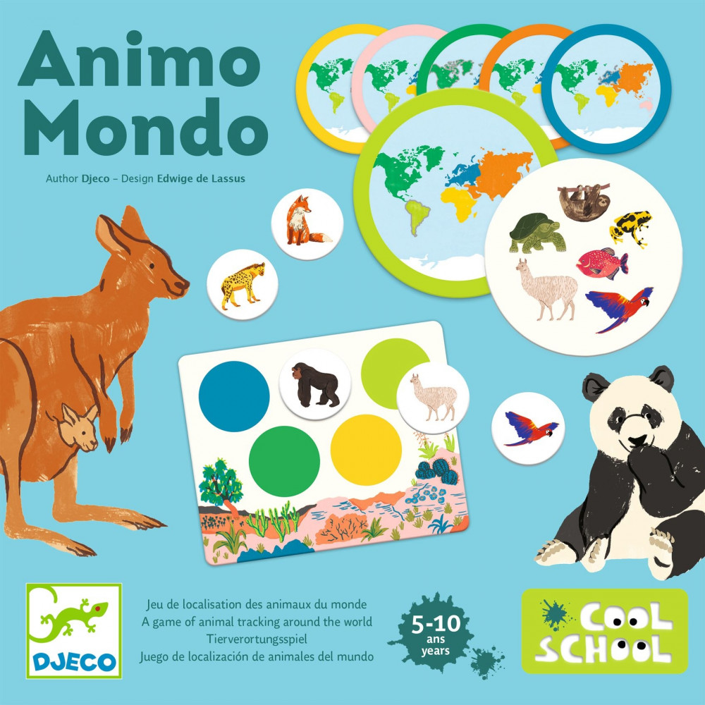 Társasjáték - Élő-világ - Animo Mondo Djeco játék