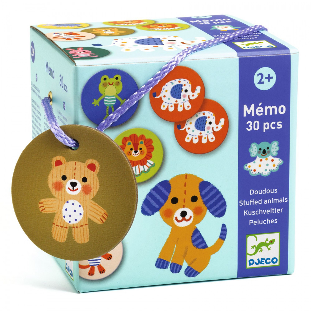 Memória játék - Érzésre - Memo Stuffed animals - FSC MIX