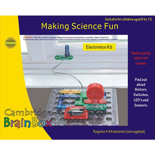 Brainbox elektronikai Érzékelők és riasztók készlet - Making Science Fun BrainBox