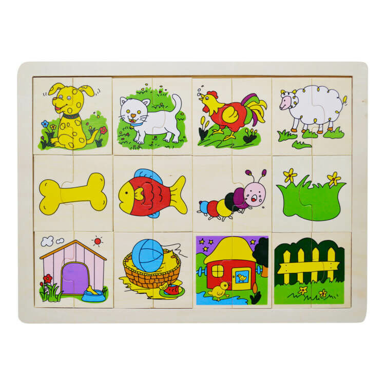 Puzzle felező (állatos)